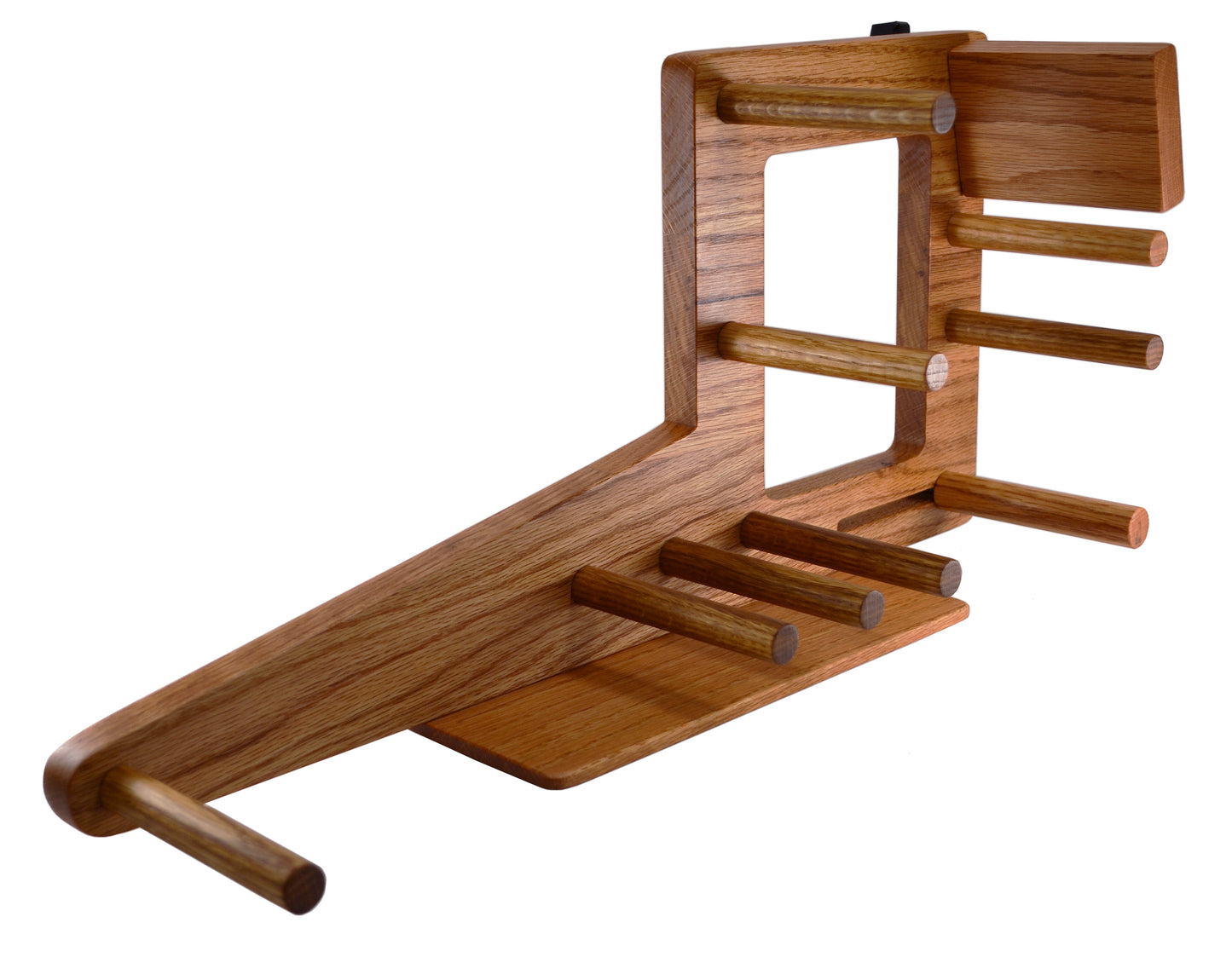 20 Inch Inkle Loom and Weaving Shuttle Handcrafted from Red Oak