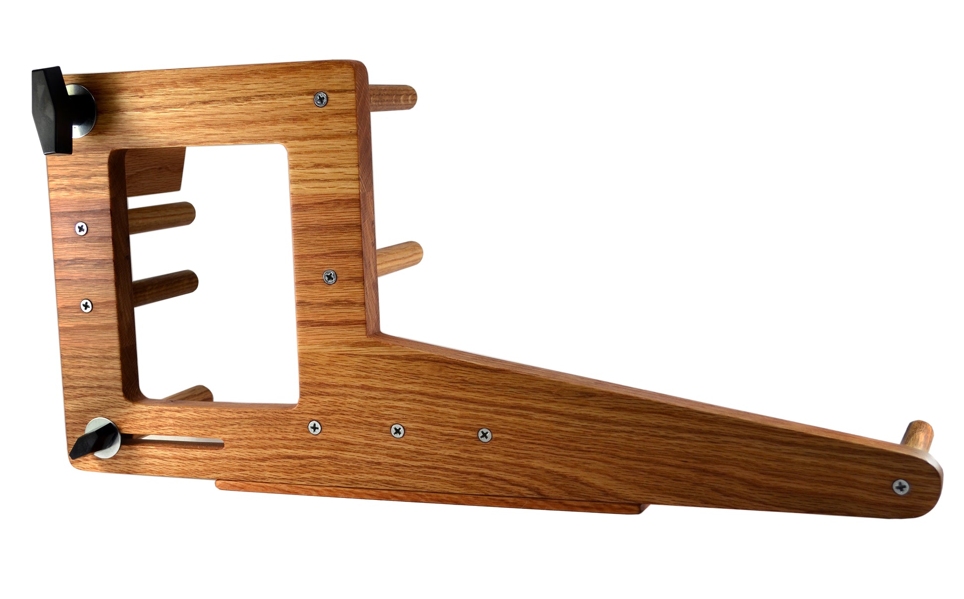 20 inch inkle loom handcrafted by Wiener Dog Ranch. Back.