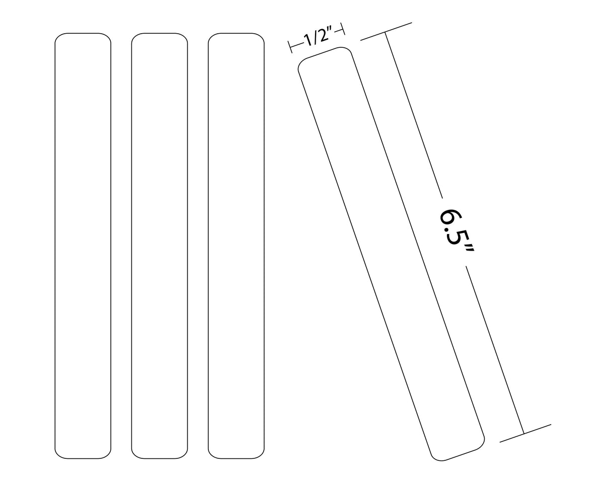 Extra Long 6.5 Inch Replacement Pegs For 24" and 30" Wiener Dog Ranch Yarn Swifts
