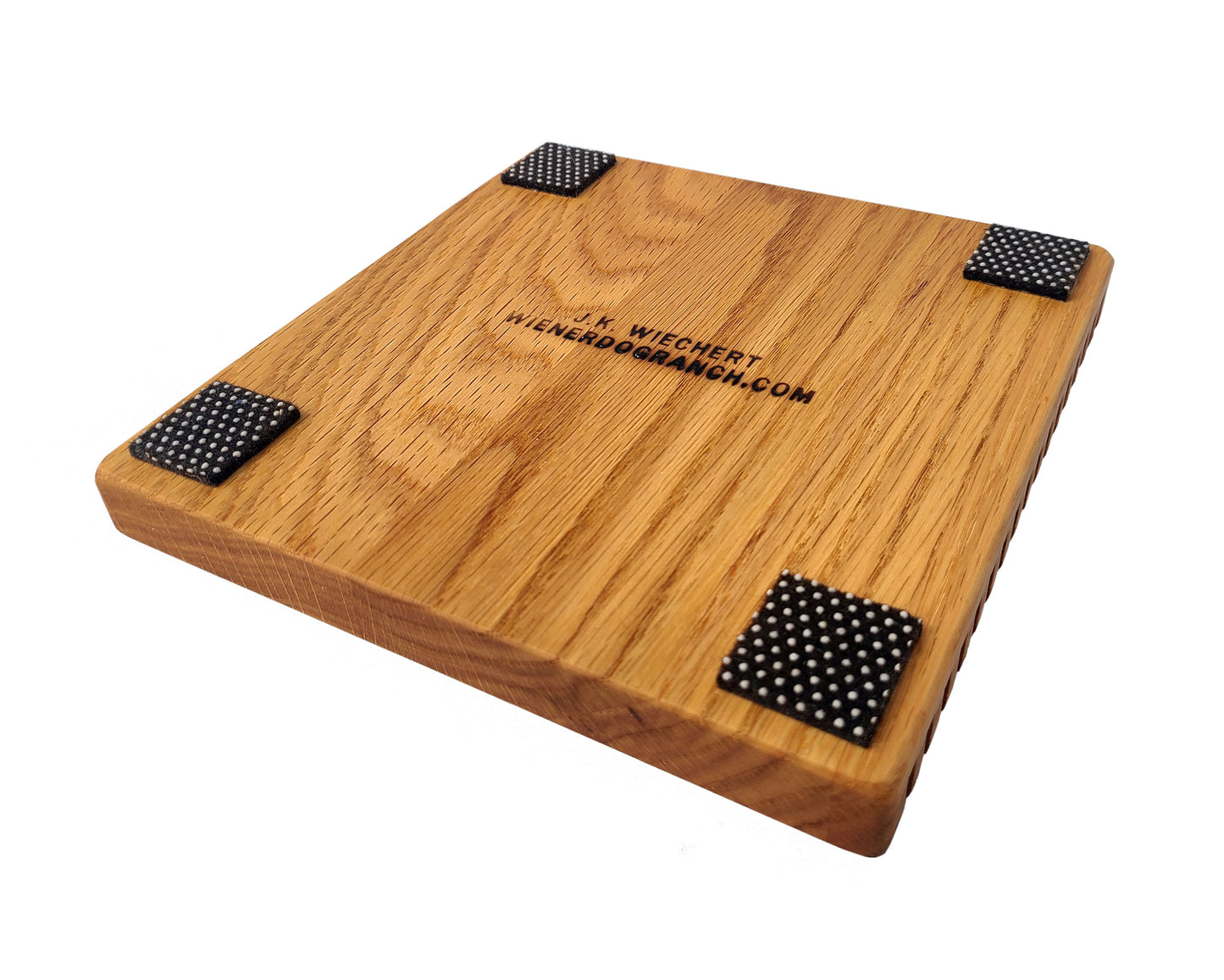 17 Slot Ruler Organizer for Quilting and Sewing Handcrafted from Red Oak