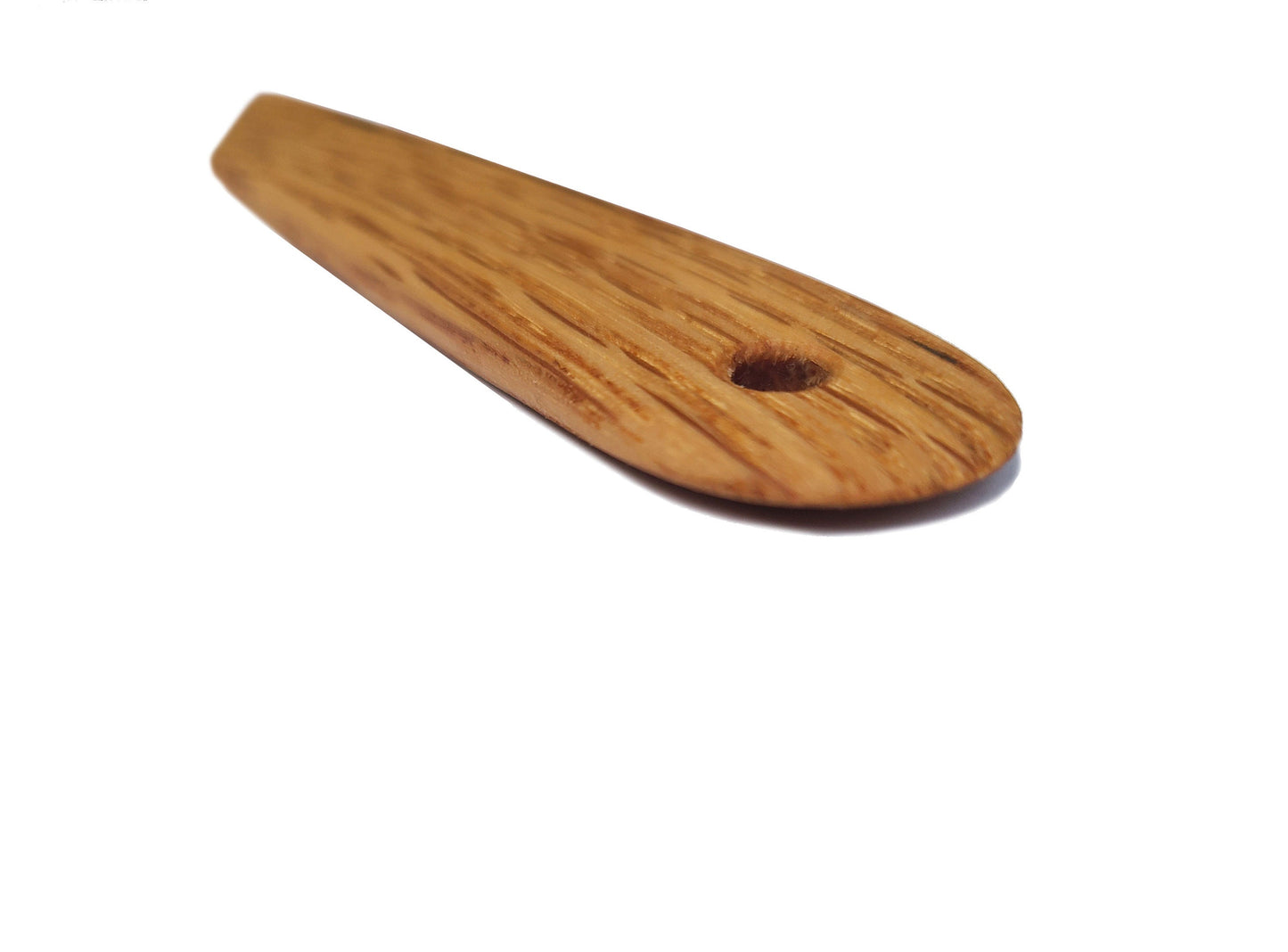 5 inch point turner and seam creaser. Handcrafted from red oak by Wiener Dog Ranch. View 2.
