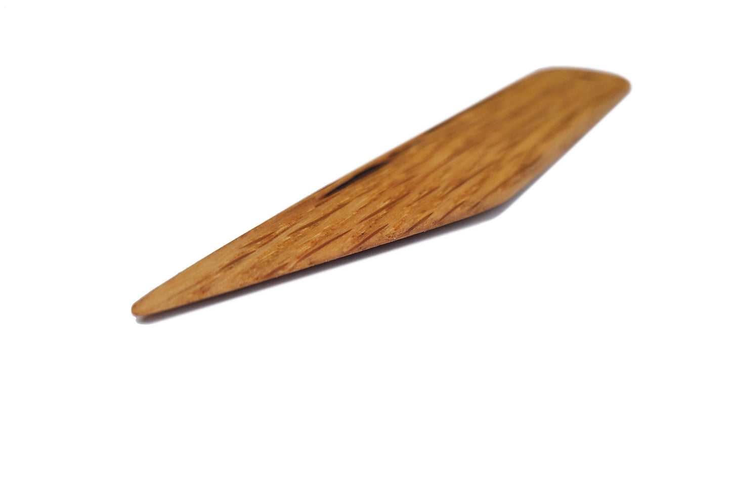 5 inch point turner and seam creaser. Handcrafted from red oak by Wiener Dog Ranch. View 3.