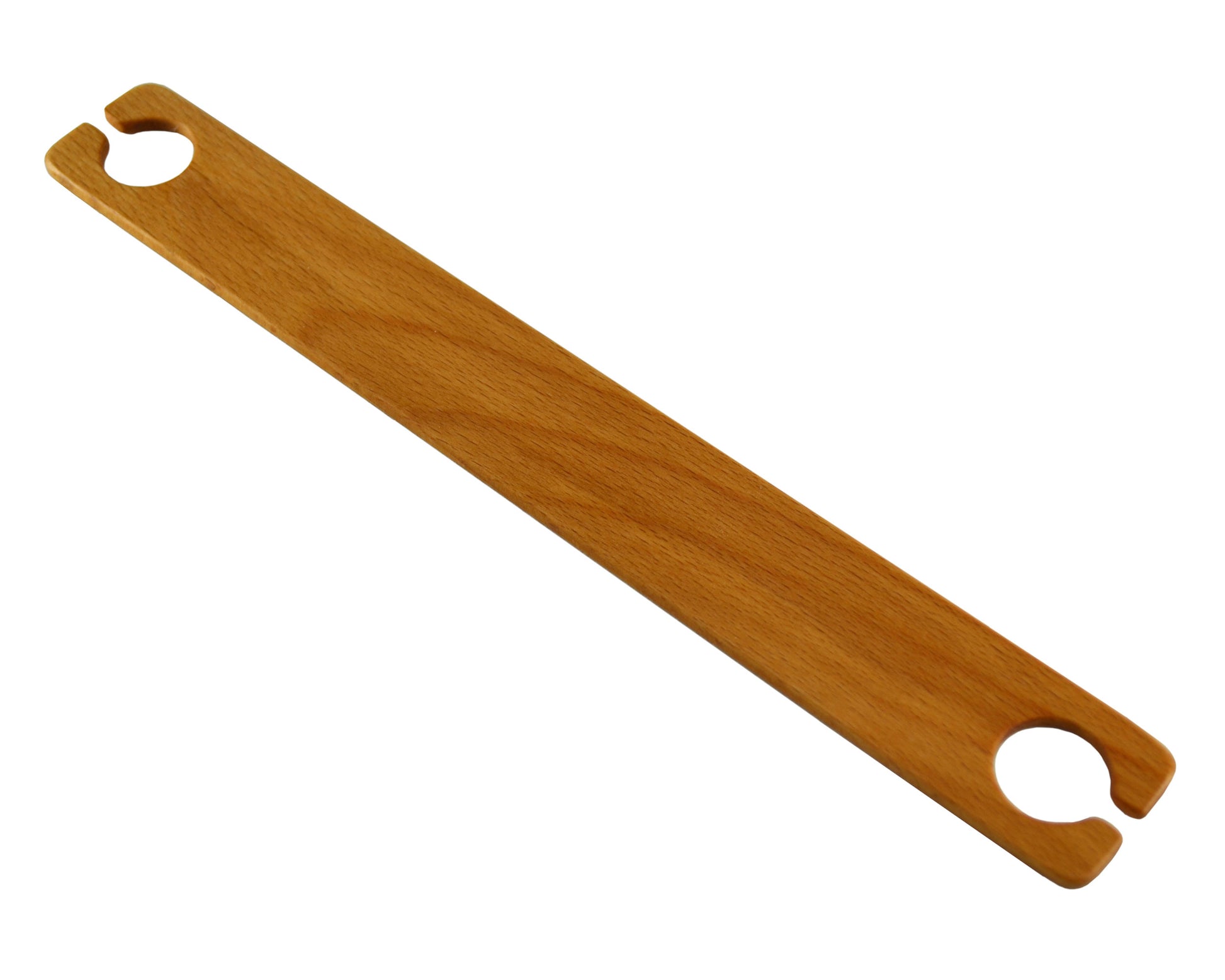 10 inch stick shuttle, weaving shuttle handcrafted from red oak by Wiener Dog Ranch.