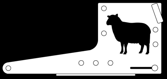 Reserved Listing for Marya - 20" Inkle Loom with Custom Sheep Cutout