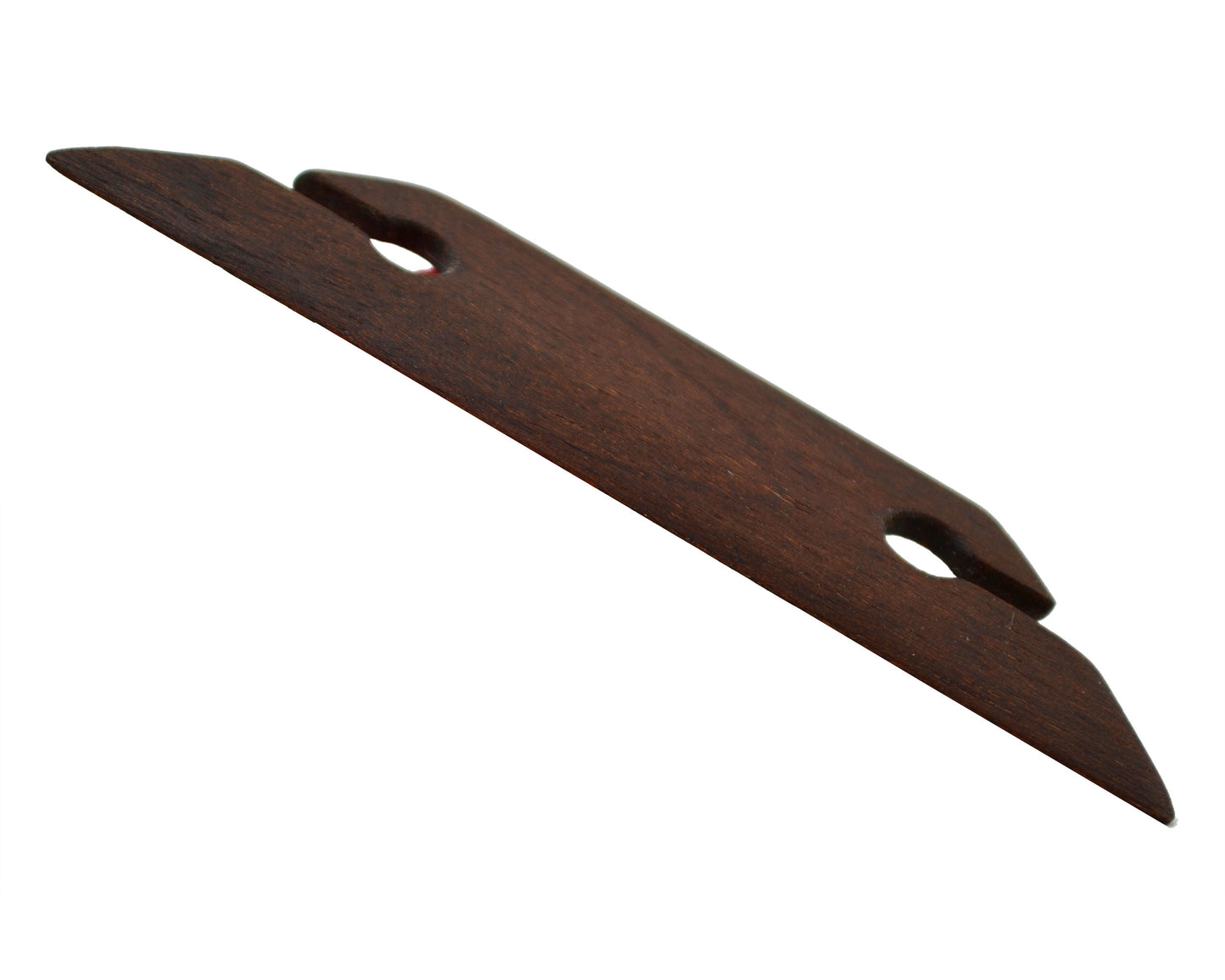 3pc Set of 4.5 Inch Beveled Weaving Shuttles and Christmas Ornament Handcrafted from Oak Maple and Mahogany