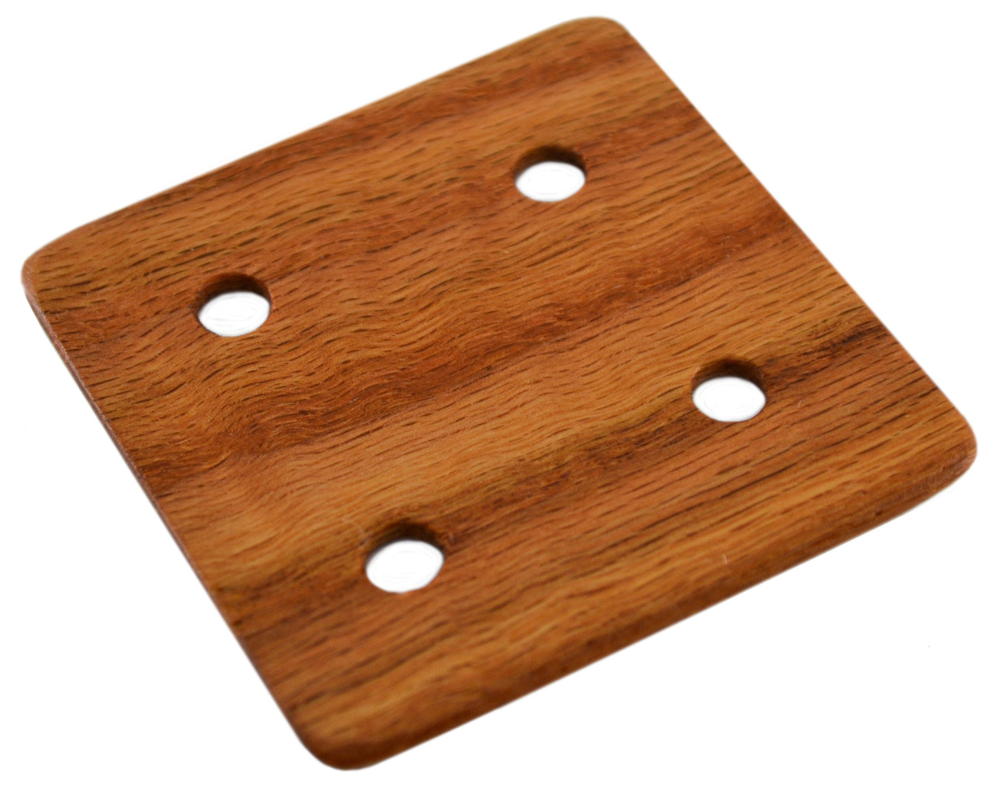 Set of 24, 4 hole weaving cards, or tablets. Handcrafted from red oak by Wiener Dog Ranch.