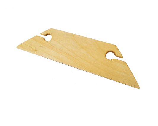 6 Inch Knife Edge Belt Weaving Shuttle - Handcrafted from Maple