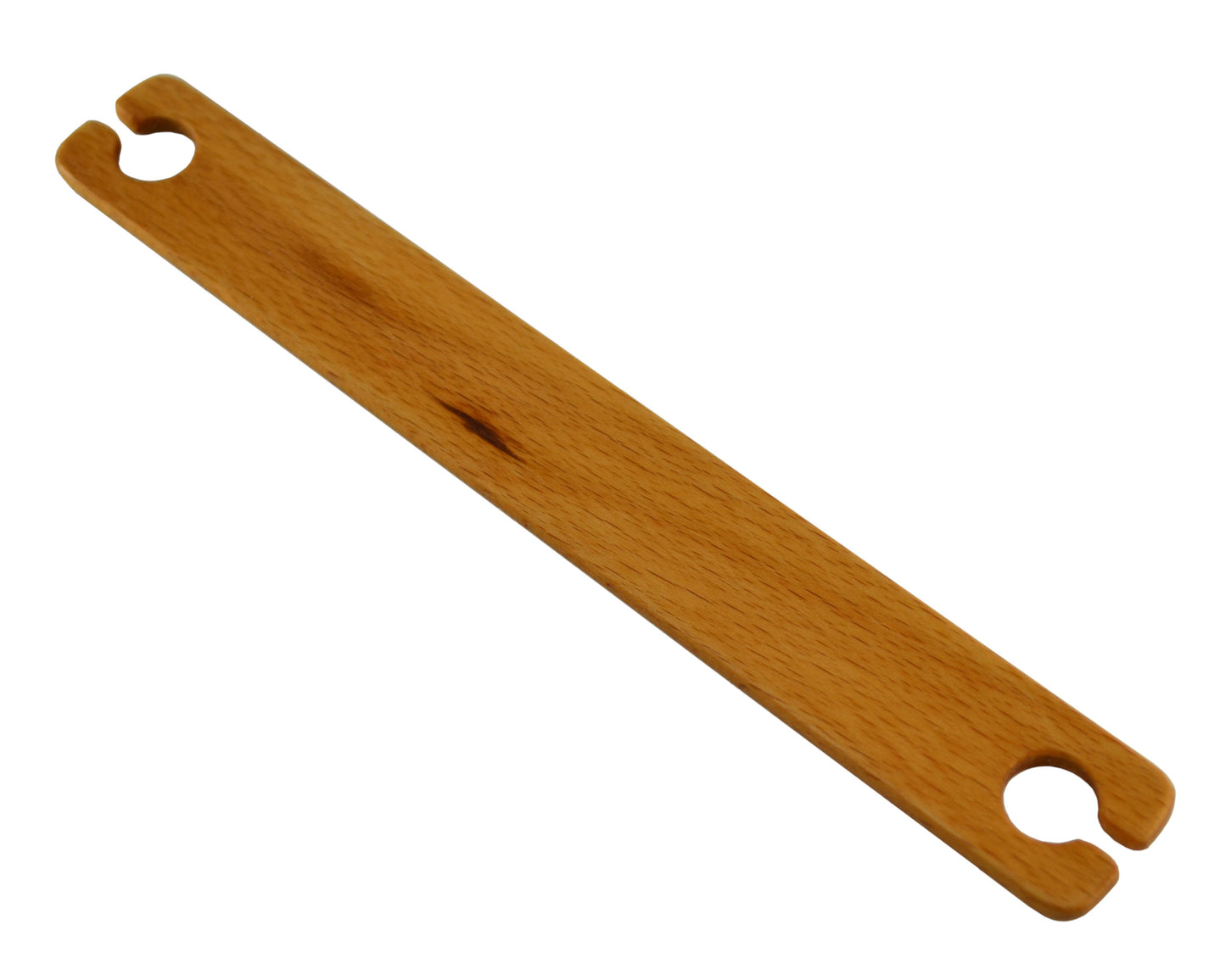 8 inch stick shuttle, weaving shuttle handcrafted from red oak by Wiener Dog Ranch.