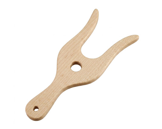 Knitting Fork, Lucet or Tvinningsben - Handcrafted from Maple