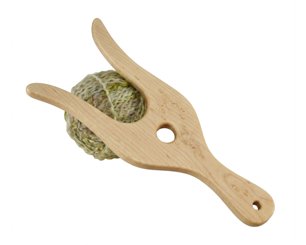 Knitting Fork, Lucet or Tvinningsben - Handcrafted from Maple